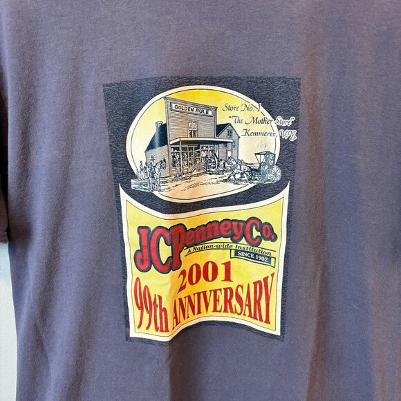 Retro JC Penney Tee 99th Anniversary T-Shirt - Picture 2 of 4
